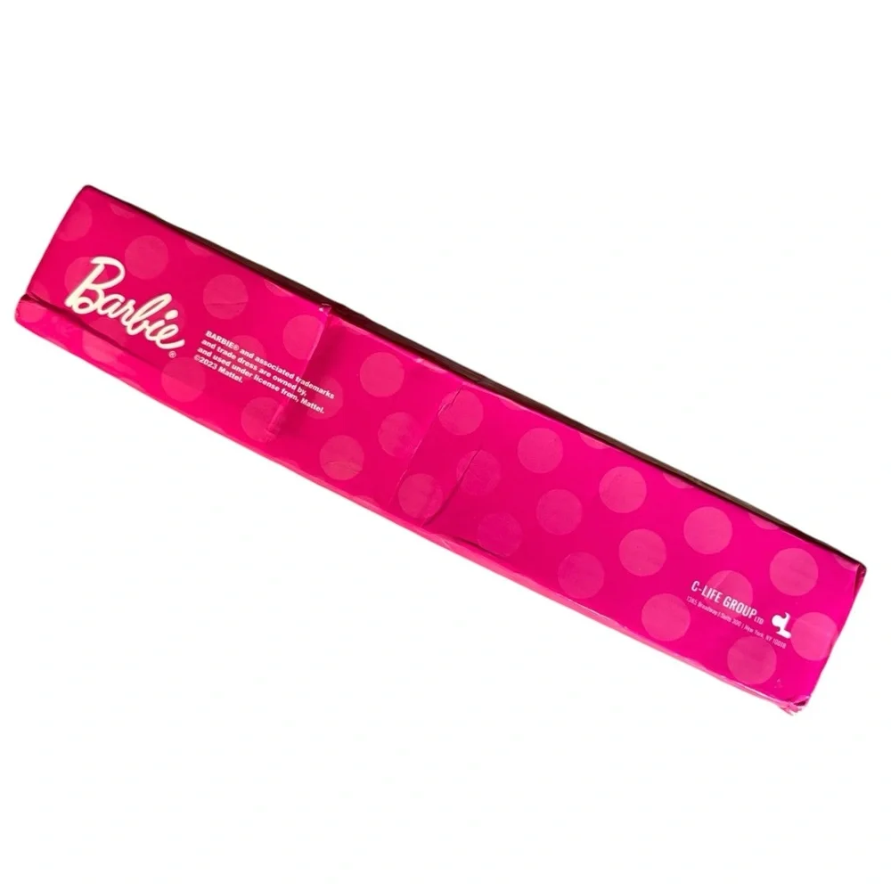 SOLD!! NIB Barbie Pink Quarter Zip Long Sleeve Sweatshirt in Mattel Gift Box - Picture 12 of 16